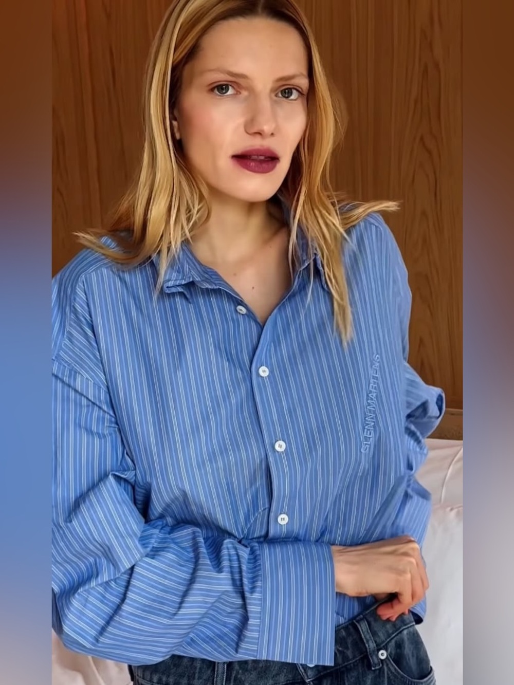 NWT Glenn Martens x H&M Wire Boning Poplin Shirt sz XL